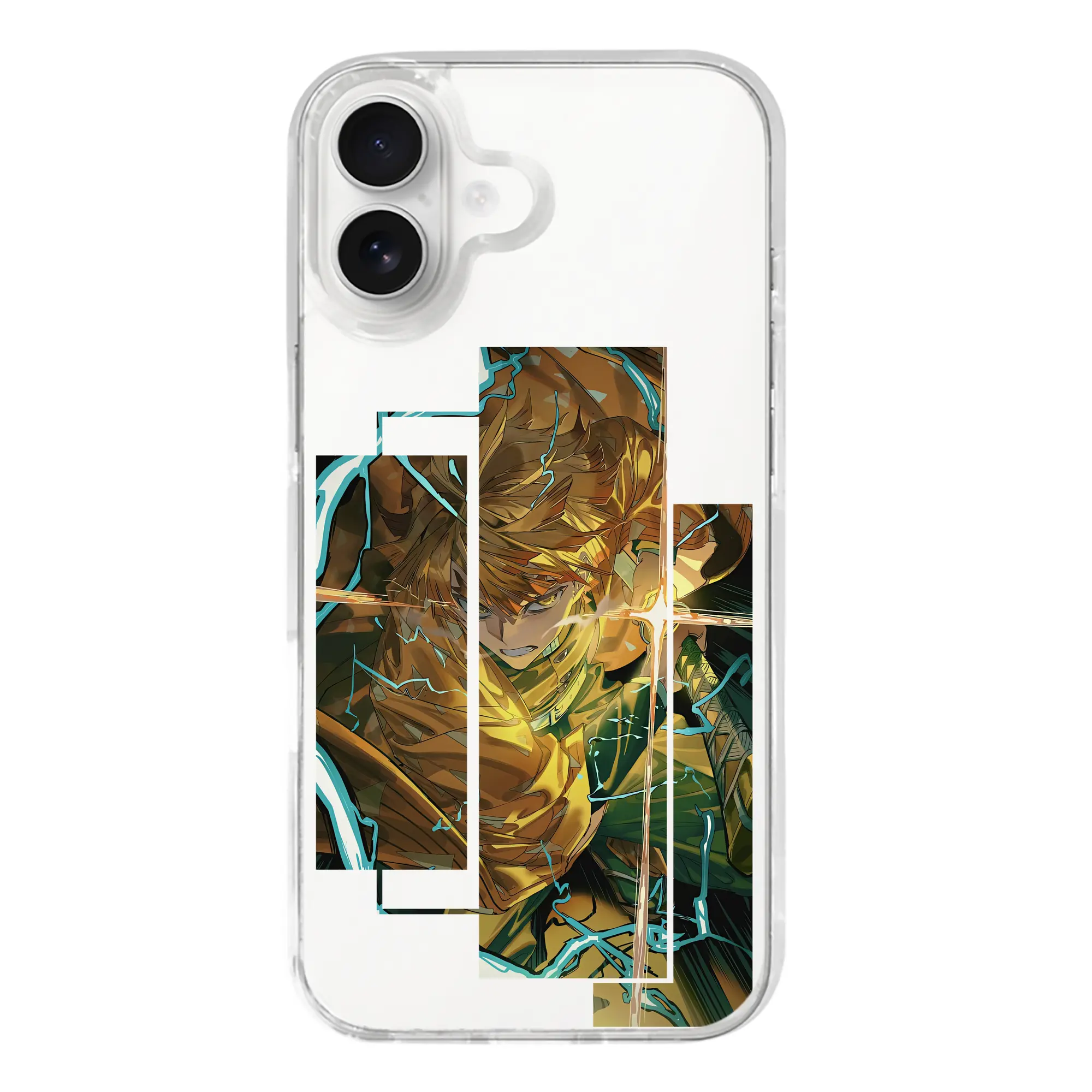 鬼滅の刃 グッズ,我妻 善逸 - iPhone 17シリーズ 透明スマホケース – 薄型・耐衝撃・精密フィット保護カバー